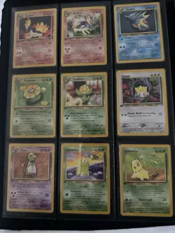 Pokemon TCG Neo Genesis 1st Edition Commons & Uncommons w/ Binder Vintage WOTC - Image 4