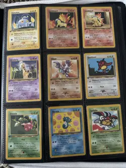 Pokemon TCG Neo Genesis 1st Edition Commons & Uncommons w/ Binder Vintage WOTC - Image 5