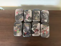 Pokemon TCG Black Bolt & White Flare Unova Mini Tins 14x - Sealed & New✨ - Image 1