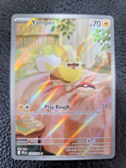 Pokemon Yamper 099/094 Phantasmal Flames Illustration Rare Near Mint - Image 1