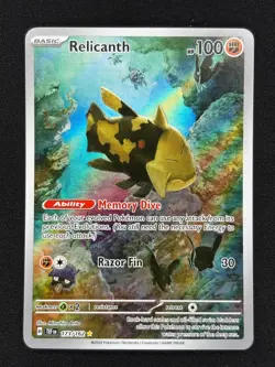 Relicanth 173/162 Illustration Rare Temporal Forces Pokemon NM - Image 1