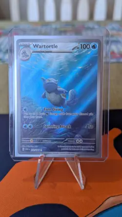 Wartortle 171/165 Illustration Rare Scarlet & Violet 151 Holo NM Pokemon TCG - Image 1