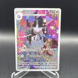 Pokemon Banette 234/217 SV Twilight Masquerade Illustration Rare Holo 90HP ENG - Image 1