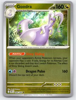 Goodra 068/086 Rare Chaos Rising Pokemon Reverse Holo Near Mint - Image 1