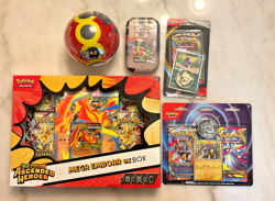 Pokemon TCG Mega Emboar ex Ascended Heroes Box LOT - Image 1