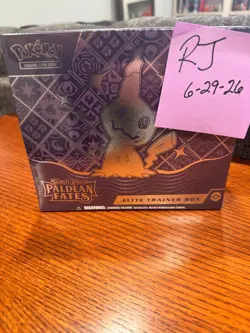 Pokemon TCG Scarlet & Violet Paldean Fates Elite Trainer Box ETB Factory Sealed - Image 1