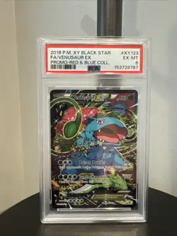 2016 Pokemon Black Star Promo Venusaur Ex #XY123 PSA 6 - Image 1