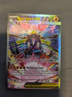 Mega Zygarde EX 120/088: Perfect Order NM Pokemon - Image 1