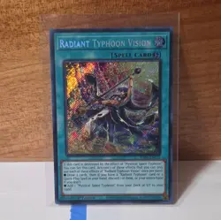 Yu-Gi-Oh! Radiant Typhoon Vision RA05-EN075 Secret Rare 1st Edition NM - Image 1