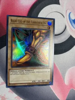 Yugioh Right Leg of the Forbidden One LOB-EN120 25th Ultra Rare Unlimited NM - Image 2