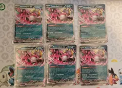 Fezandipity ex 038/064 Double Rare Pokemon(Lot Of 6x) TCG Card Shrouded Fable NM - Image 1