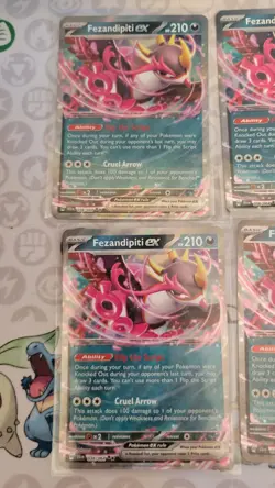 Fezandipity ex 038/064 Double Rare Pokemon(Lot Of 6x) TCG Card Shrouded Fable NM - Image 3