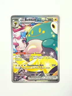 Iono's Bellibolt EX Pokemon TCG Journey Together Card 183/159, Near Mint - Image 1