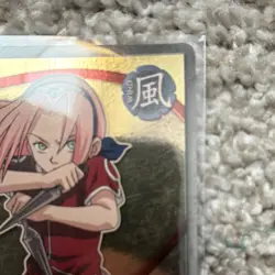 Bandai Naruto CCG Sakura Haruno #021 Rare Foil Promo Ninja Card (2002) - Image 2
