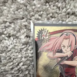 Bandai Naruto CCG Sakura Haruno #021 Rare Foil Promo Ninja Card (2002) - Image 3