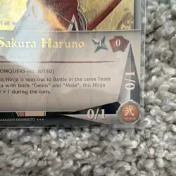 Bandai Naruto CCG Sakura Haruno #021 Rare Foil Promo Ninja Card (2002) - Image 5