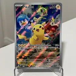 Pikachu 027 SVP Black Star Promo Pokemon TCG Card NM Scarlet & Violet - Image 1