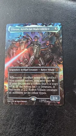 ULTRON, ARTIFICIAL MALEVOLENCE (BORDERLESS) (344) Marvel Super Heroes FOIL - Image 1