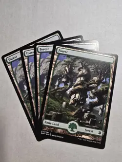 x4 Forest (279) L MTG Zendikar Rising M/NM, English - Image 1
