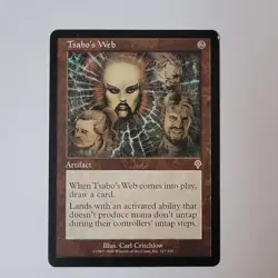 Magic The Gathering Tsabo's Web Artifact Regular EN 317/350 Lightly Played - Image 1