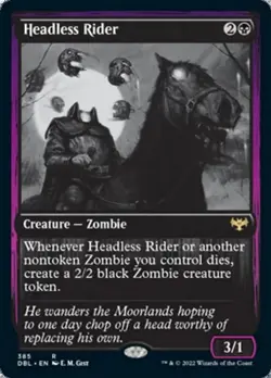 Headless Rider Innistrad: Double Feature NM MTG - Image 1