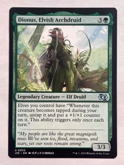 MTG - Dionus, Elvish Archdruid - FDN Jumpstart - NM - Magic the Gathering - Image 1