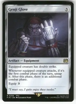 Genji Glove 258 Rare FINAL FANTASY Magic: The Gathering Near Mint - Image 1
