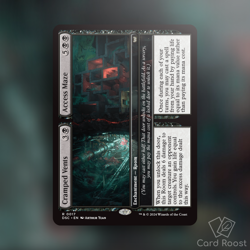 MTG Magic Cramped Vents / Access Maze 0017 Commander: Duskmourn DSC - Image 1