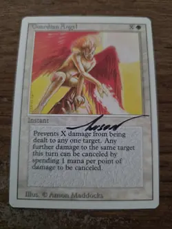 Guardian Angel SIGNED Revised Anson Maddocks Magic The Gathering - Image 1