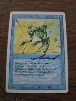 Reconstruction SIGNED Revised Anson Maddocks Magic The Gathering - Image 1
