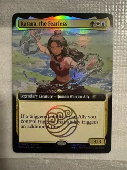 Magic The Gathering X Avatar Katara The Fearless Promo Card SDCC 2025 - Image 1