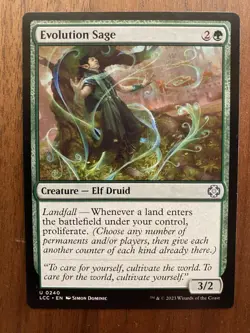 Evolution Sage x1 NM Commander: The Lost Caverns of Ixalan MTG - Image 1