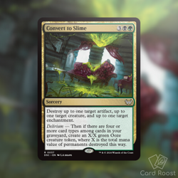 MTG Magic Convert to Slime 0037 Commander: Duskmourn: House of Horror DSC - Image 1