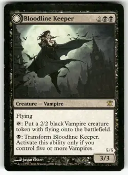 Bloodline Keeper 90 Rare Innistrad Magic: The Gathering Heavily Played - Image 1