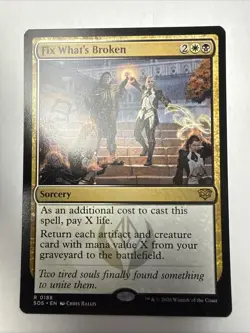 Fix What’s Broken 188 NM Secrets Of Strixhaven MTG - Image 1
