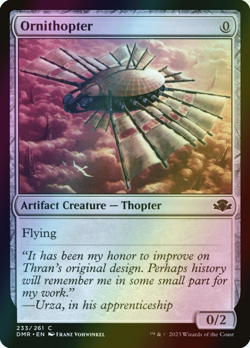 MTG Ornithopter Foil ** Dominaria Remastered ** English (NM) - Image 1