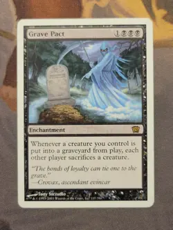 1x Grave Pact - 8th Edition Rare Enchantment MTG LP - Image 1