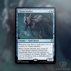 MTG Magic Chasm Skulker 0164 Commander: Bloomburrow BLC - Image 1