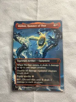 MSH -0339 Mjolnir, Hammer of Thor (Borderless) Marvel Super Heroes Regular - Image 1