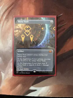 MTG Mana Vault Borderless Double Masters 394 Mythic NM - Image 1