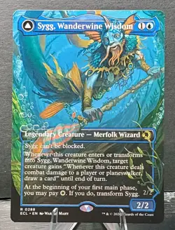 MTG 0288 SYGG, WANDERWINE WISDOM/SHIELD Rare Borderless Lorwyn Eclipsed⚔NM/MT - Image 1