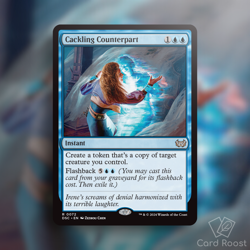MTG Magic Cackling Counterpart 0072 Commander: Duskmourn: House of Horror DSC - Image 1