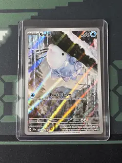 Pokemon Snom 168/162 Temporal Forces Full Art Illustration Rare Card TCG - Image 1