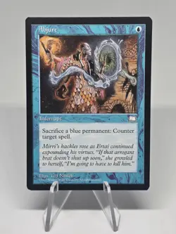 Magic The Gathering TCG Abjure Weatherlight Regular Vintage 1997 WOTC MTG - Image 1