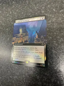 MTG: Cover Of Darkness ⭐ Extended Full Art Foil ⭐ Assassin's Creed [ACR] #163 - Image 3