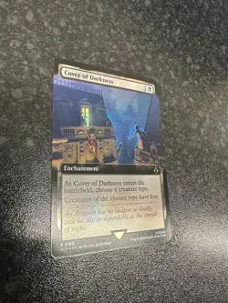 MTG: Cover Of Darkness ⭐ Extended Full Art Foil ⭐ Assassin's Creed [ACR] #163 - Image 4