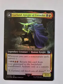 Garland, Knight of Cornelia - U0486 Foil (Extended Art) Final Fantasy - MTG NM - Image 1