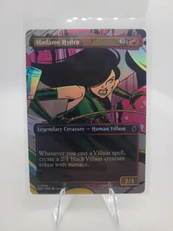 Madame Hydra #0318 MTG Marvel Super Heroes Borderless Foil Uncommon - Image 1