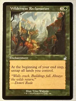 MTG / Wilderness Reclamation / RVR / #458 / Regular (Retro Frame) Uncommon / NM - Image 1