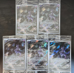 Lot of 5 Sealed Mewtwo 052 Ultra Premium Collection Promo Cards - Image 1